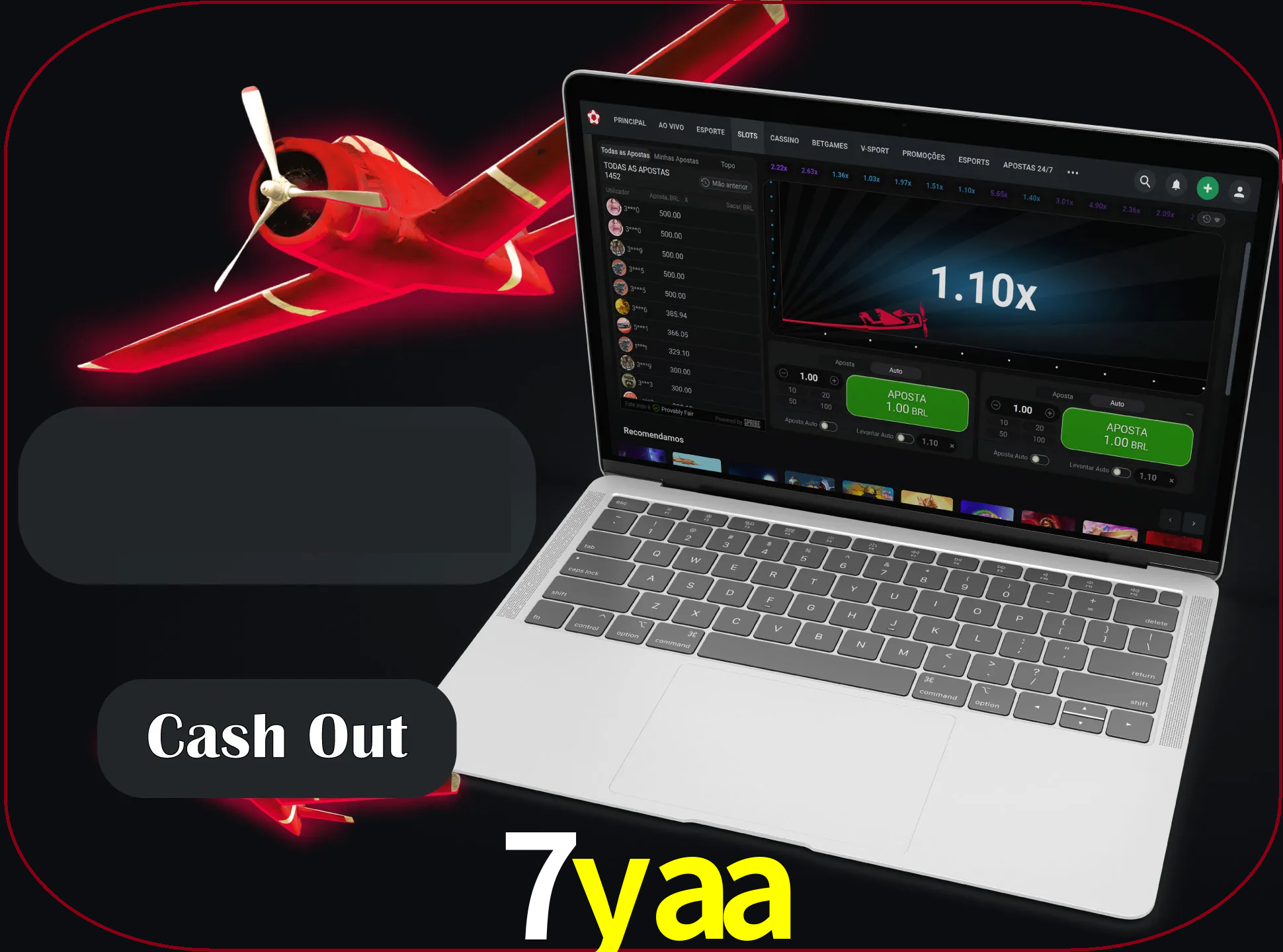 Não perca a chance de sacar seu dinheiro antes que o avião caia.