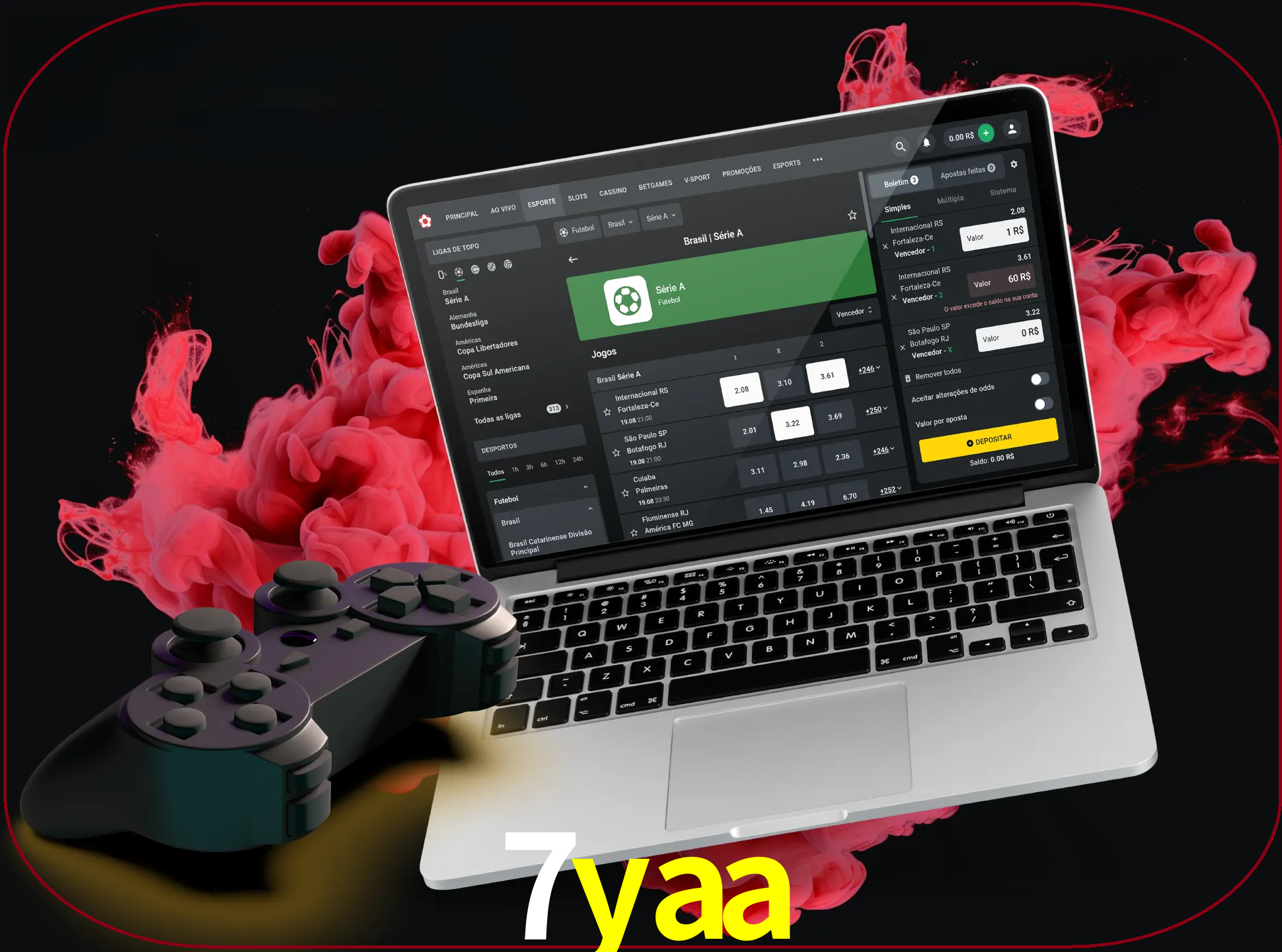 Visite a secção especial de jogos de vídeo em 7YAA para descobrir em que jogos pode apostar e ganhar muito dinheiro.