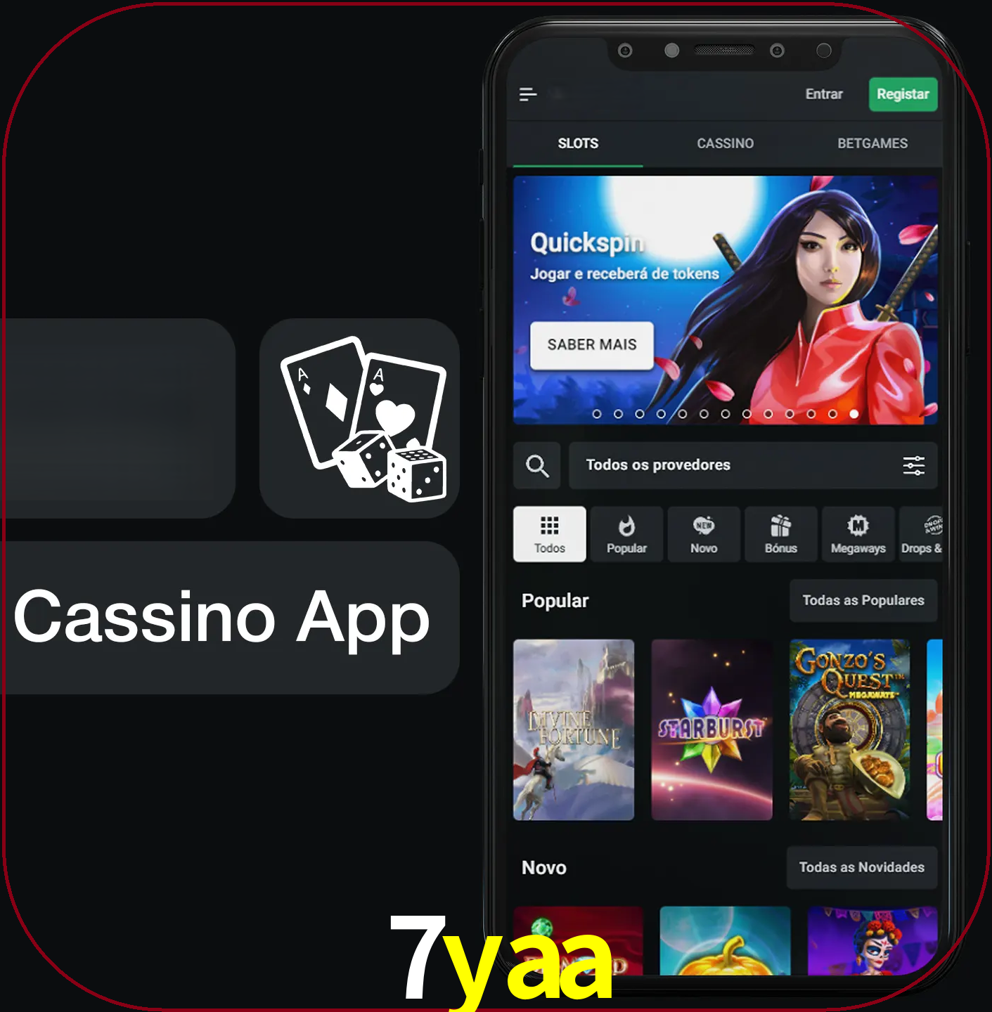 Jogue jogos de cassino e ganhe.