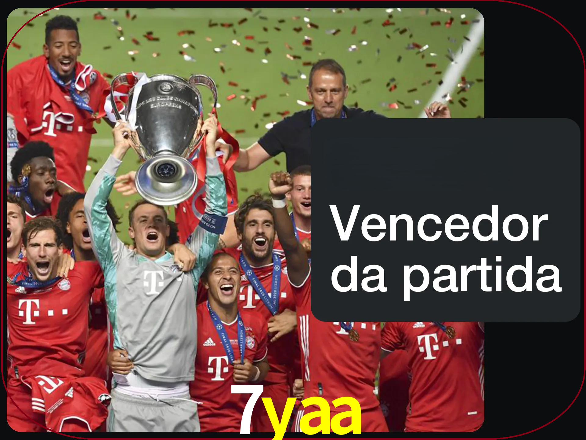 Aposte no vencedor e ganhe uma grande quantia de dinheiro.