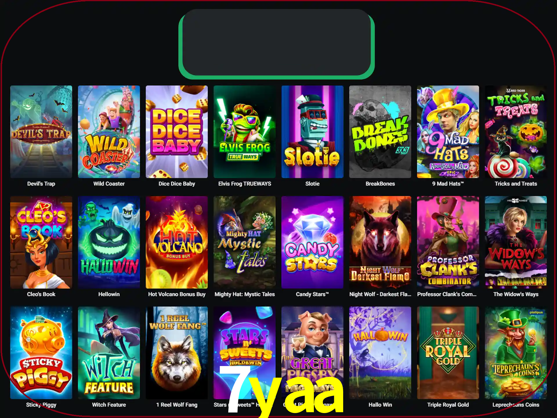 Procure por seus amados jogos de slot.