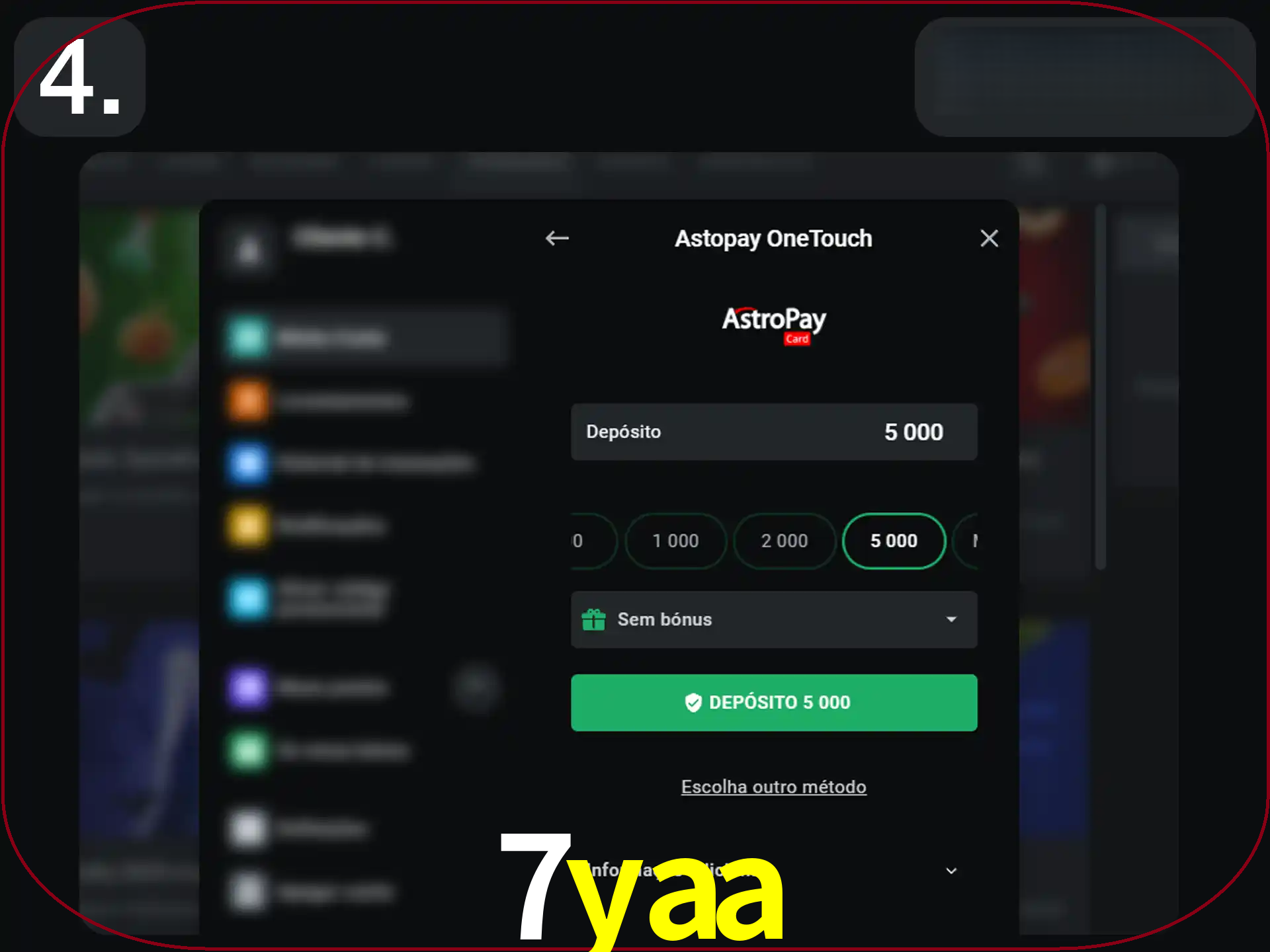 Preencha todos os seus dados nos campos.