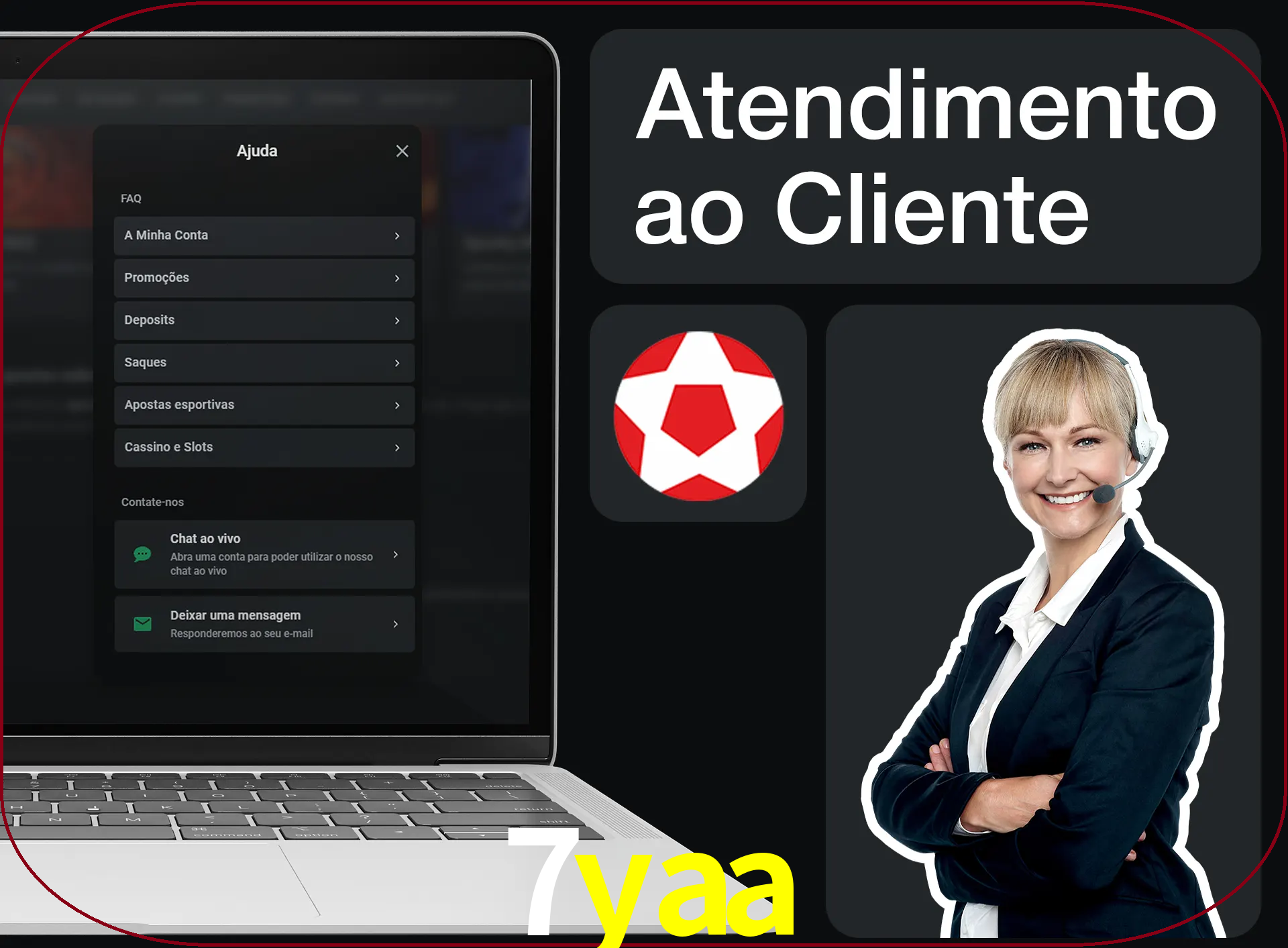 Você pode pedir nosso apoio para ajudar.