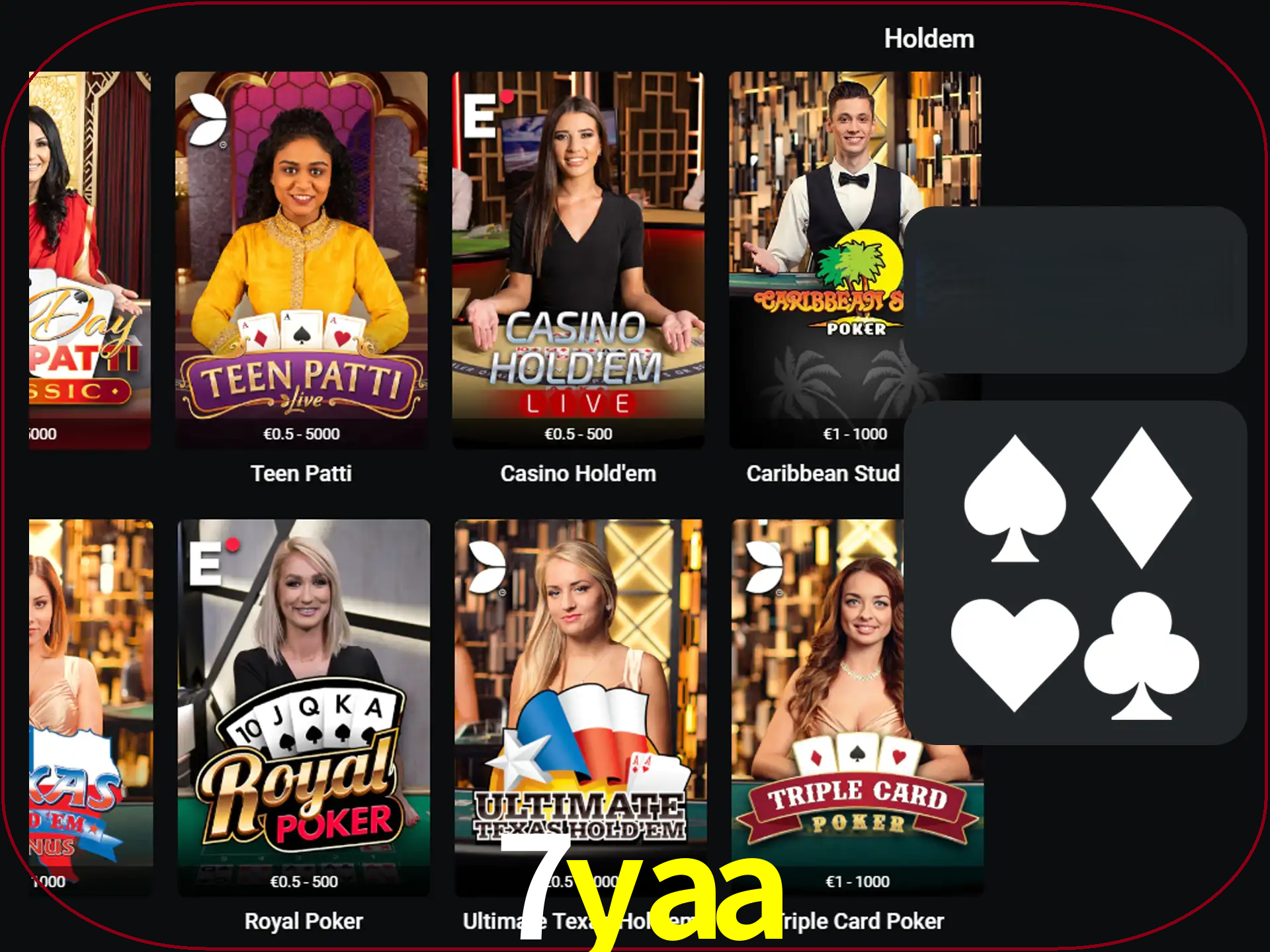 Ganhe todos os prêmios jogando pôquer.