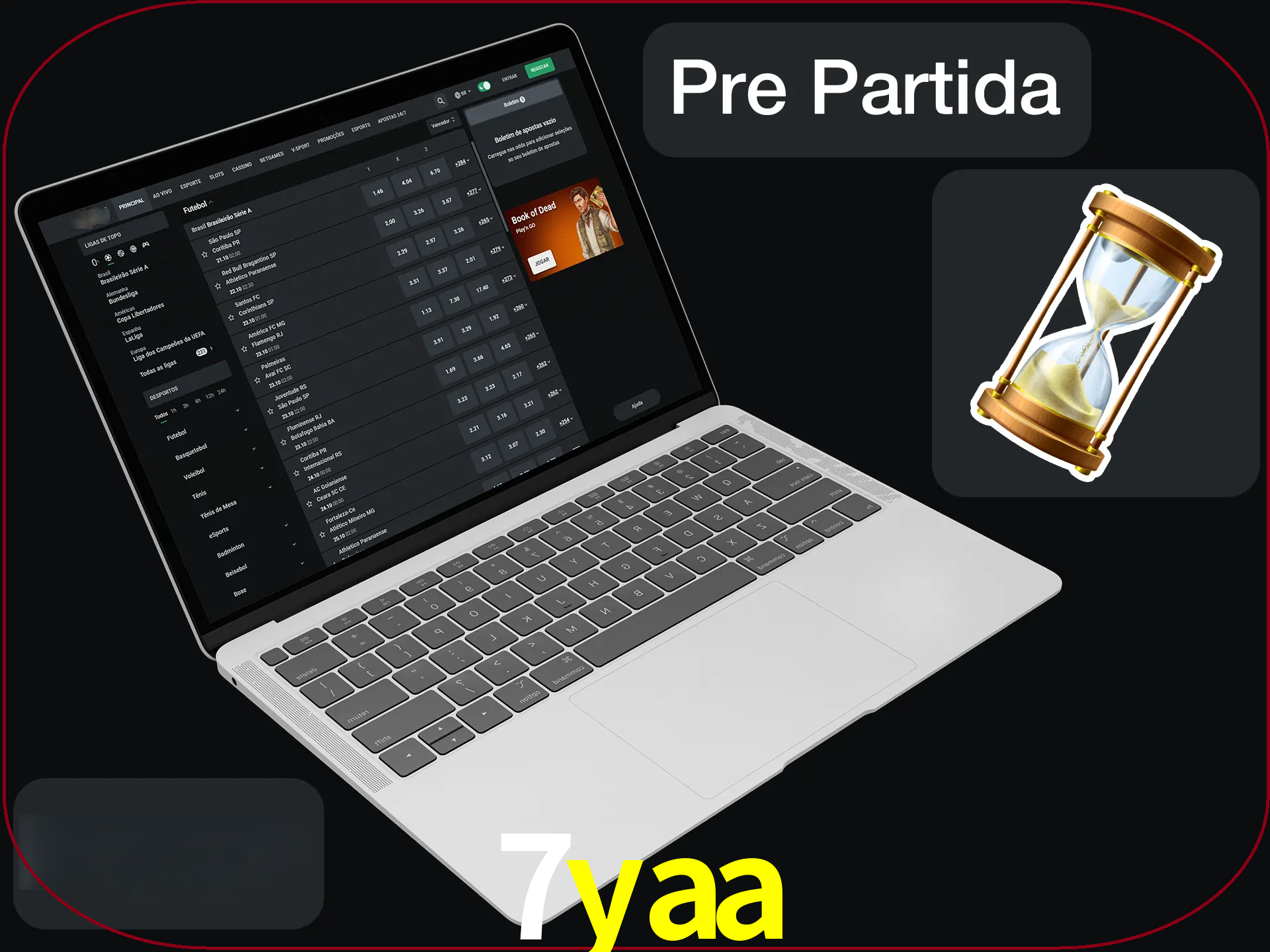 Fazer apostas em partidas futuras.