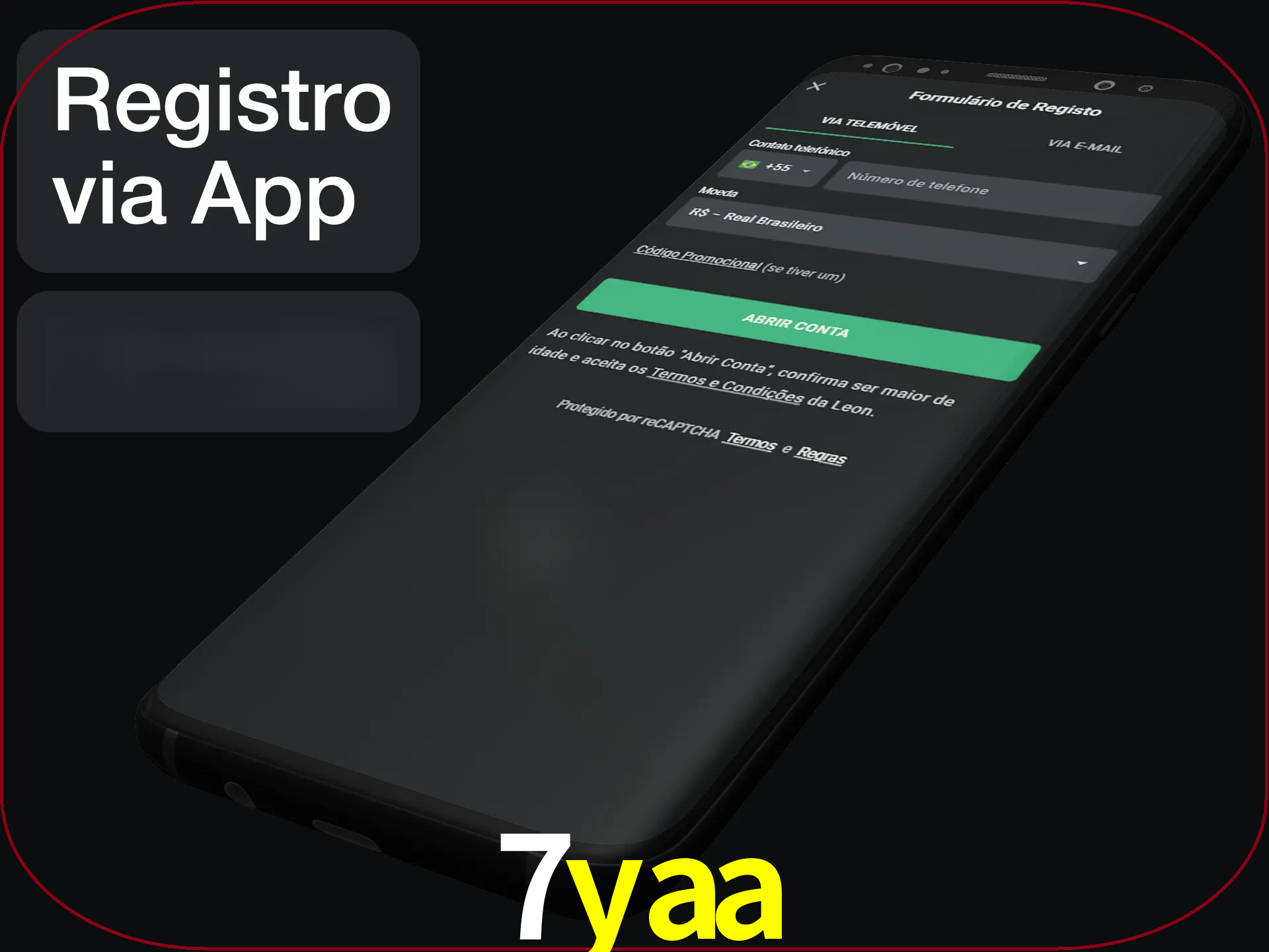 Registre-se quiclly em LeonBet usando o aplicativo.